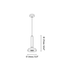 Lampada a sospensione Lezymos