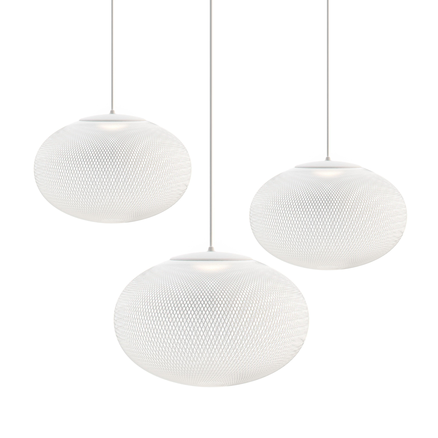 Lampada a sospensione Zoryll in rete metallica