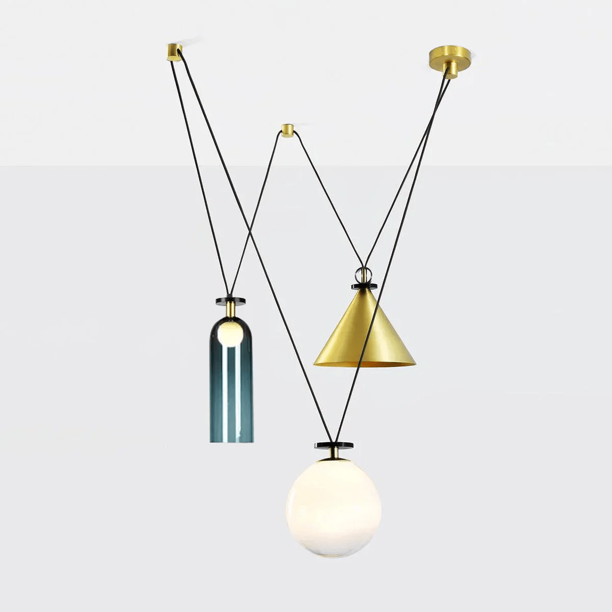 Lampadario geometrico Perilova