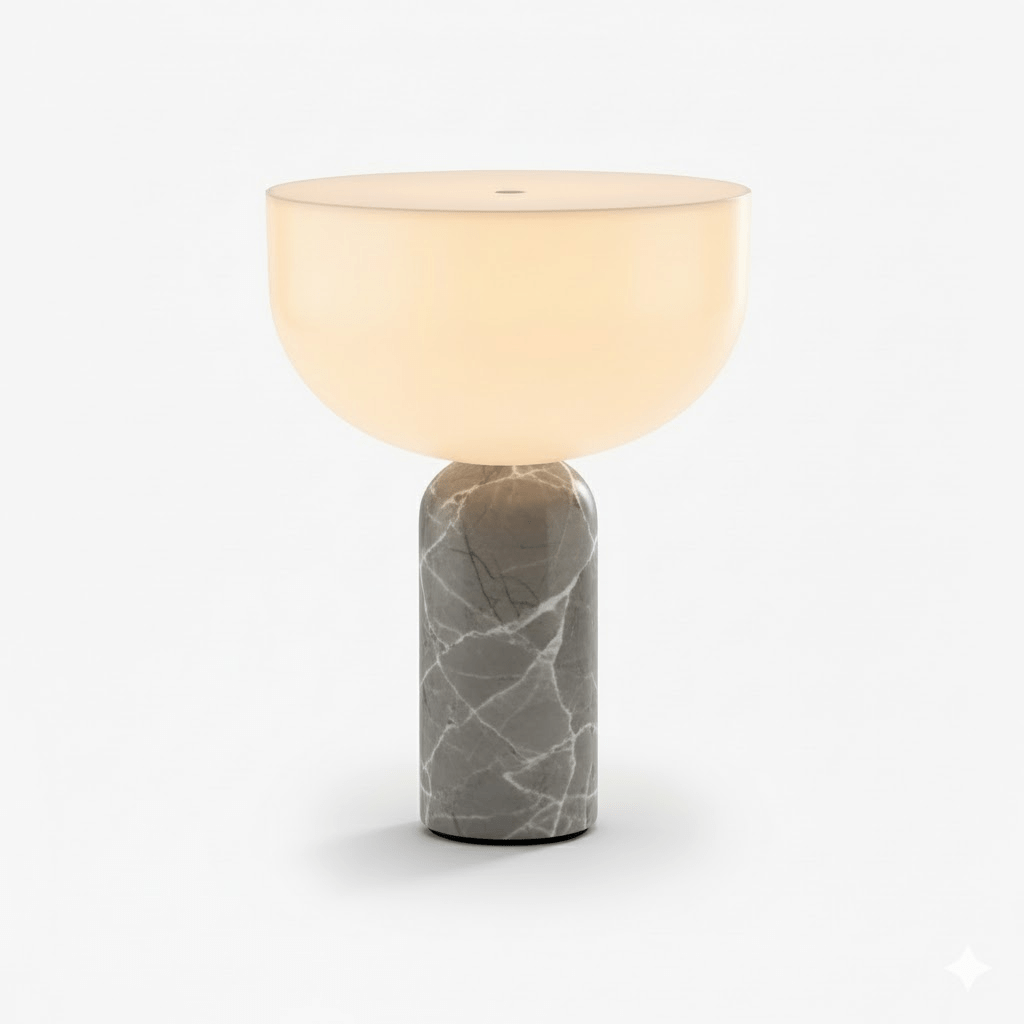 Lampada da tavolo in marmo Kelso