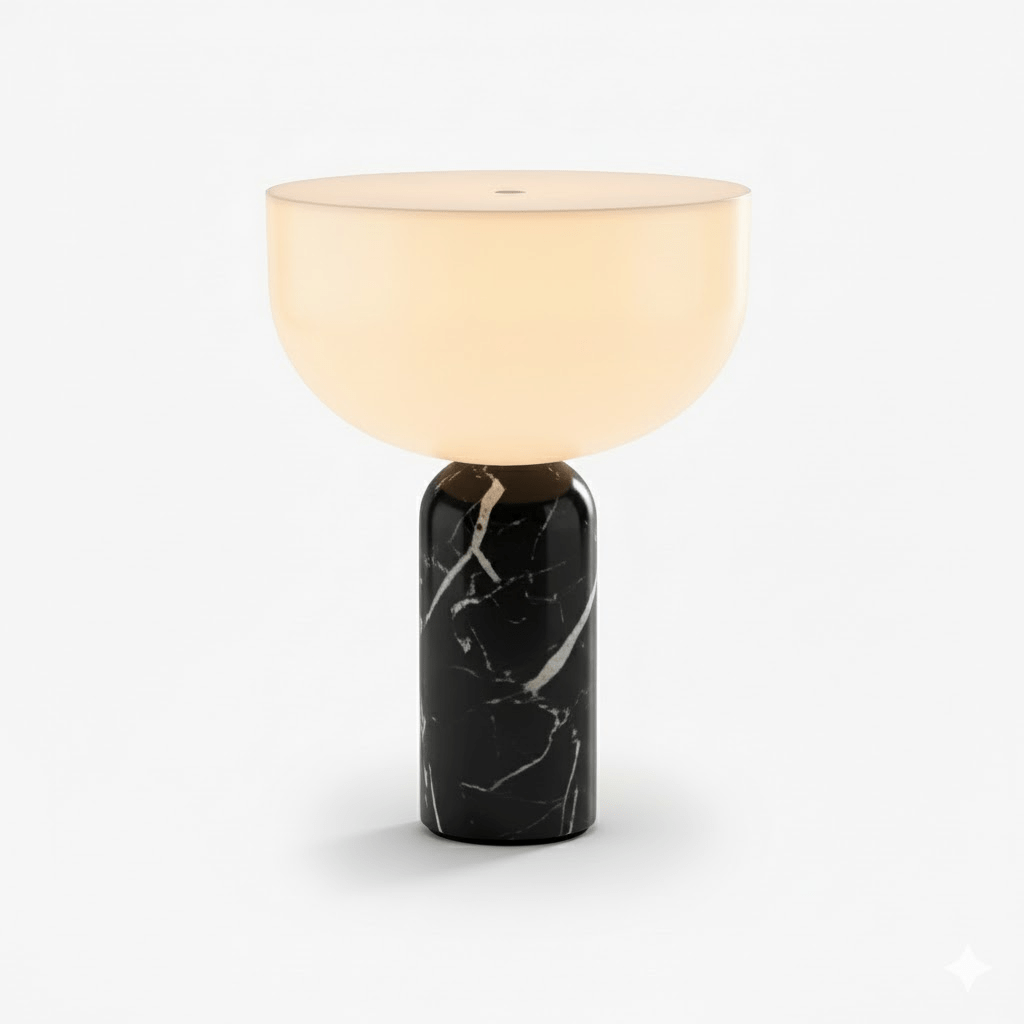 Lampada da tavolo in marmo Kelso