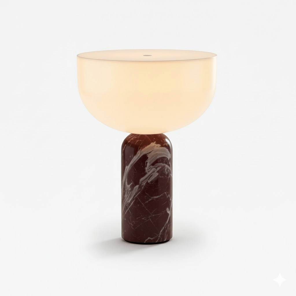 Lampada da tavolo in marmo Kelso
