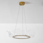 Lampadario a foglia Nelira