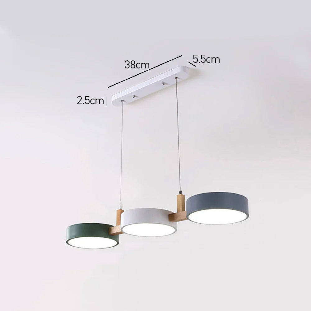 Lampada a sospensione tubolare Pelerie
