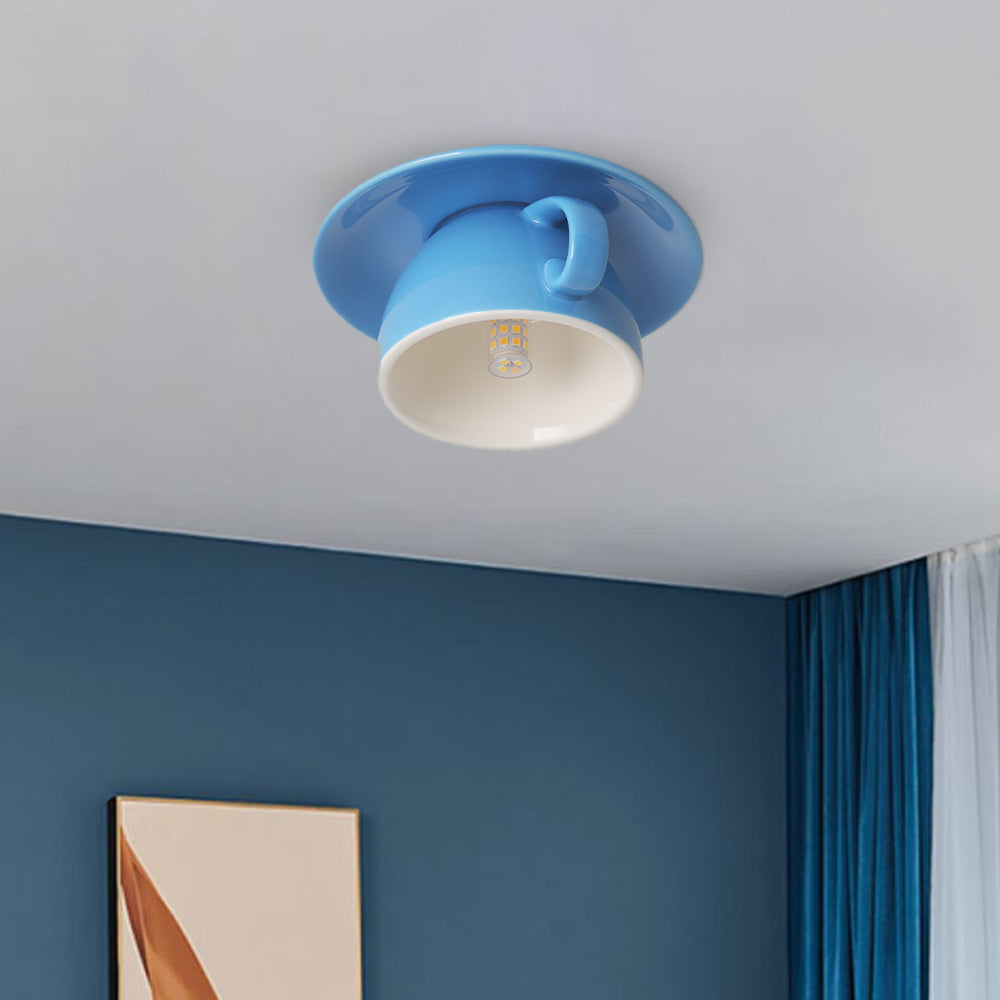 Lampada da soffitto a forma di tazza da tè Vionavela