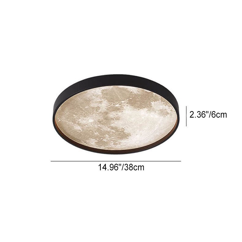 Lampada da soffitto Ferori a forma di luna