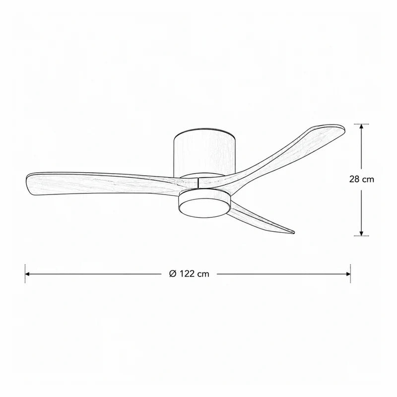 Plafoniera ventilatore Molisa