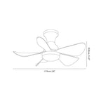 Ventilatore da soffitto Brenno