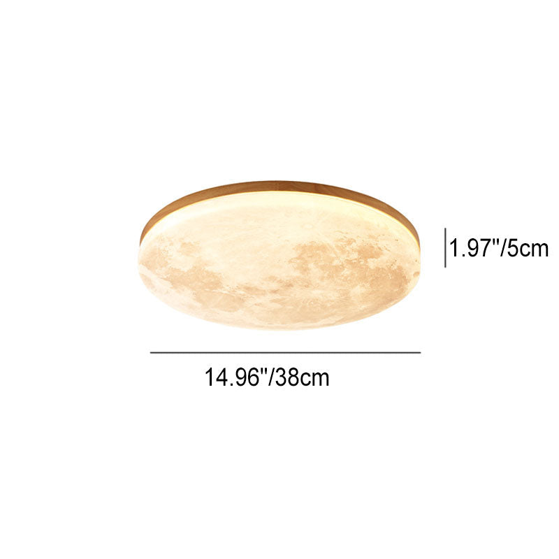 Lampada da soffitto Looro a forma di luna