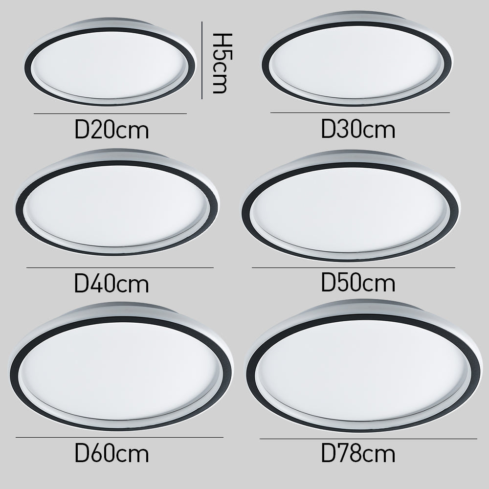 Plafoniera rotonda Dalivaa