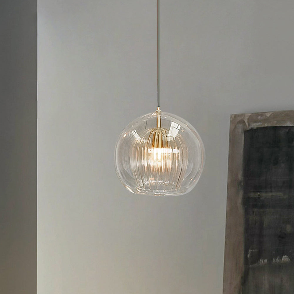 Lampada a sospensione globo Anseraro