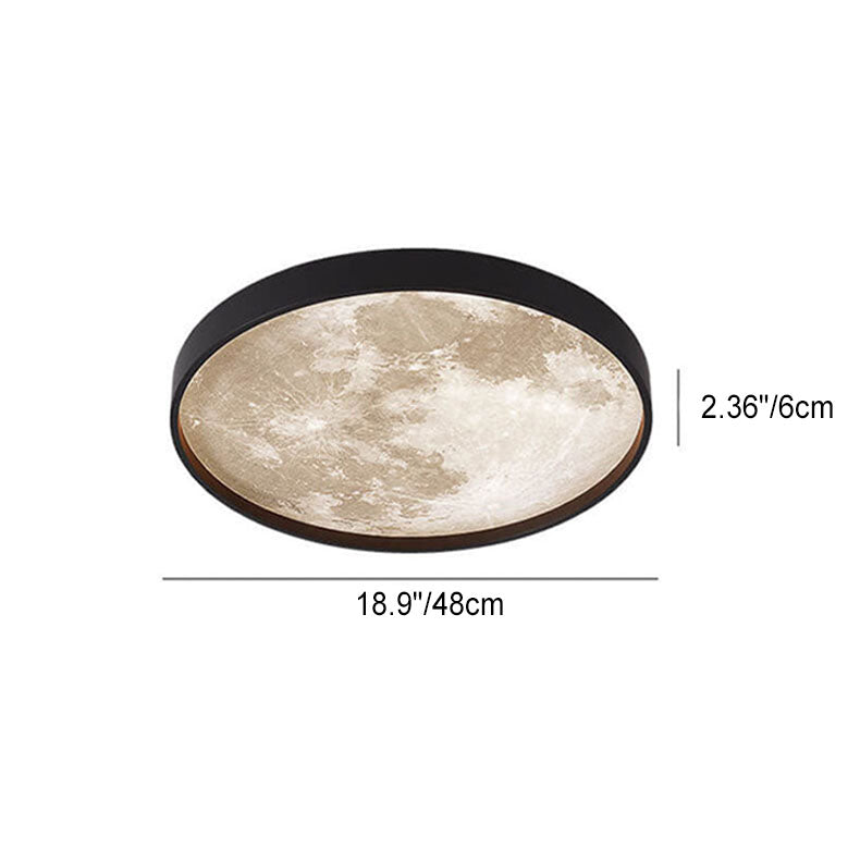Lampada da soffitto Ferori a forma di luna