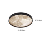 Lampada da soffitto Ferori a forma di luna