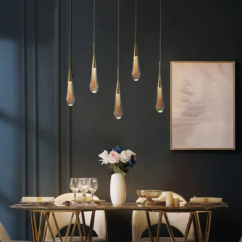 Lampada a sospensione goccia Daloriane