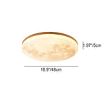 Lampada da soffitto Looro a forma di luna