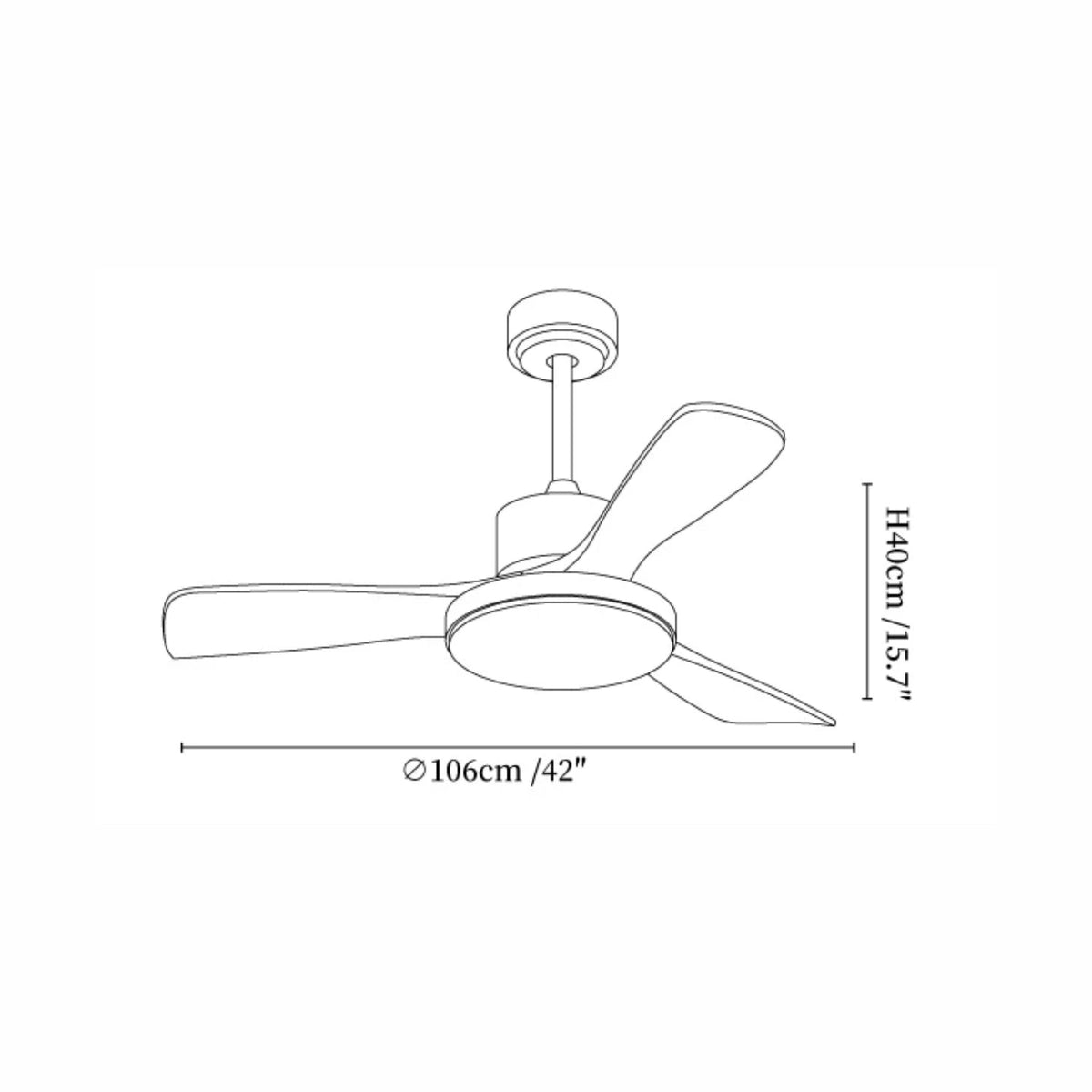 Ventilatore da soffitto Braello