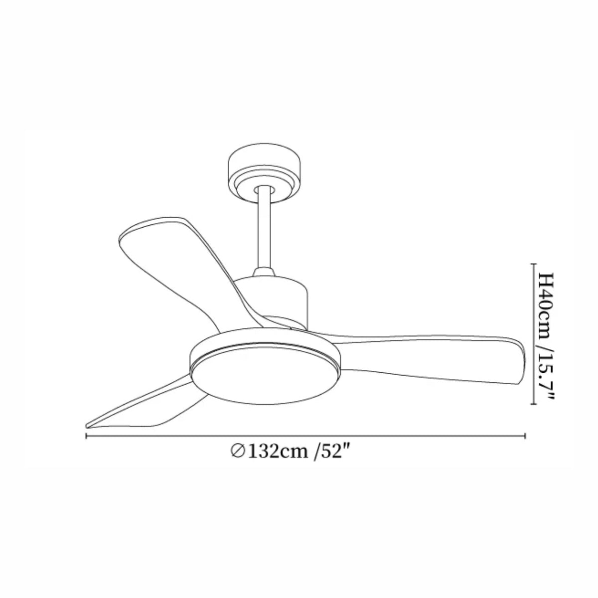 Ventilatore da soffitto Braello