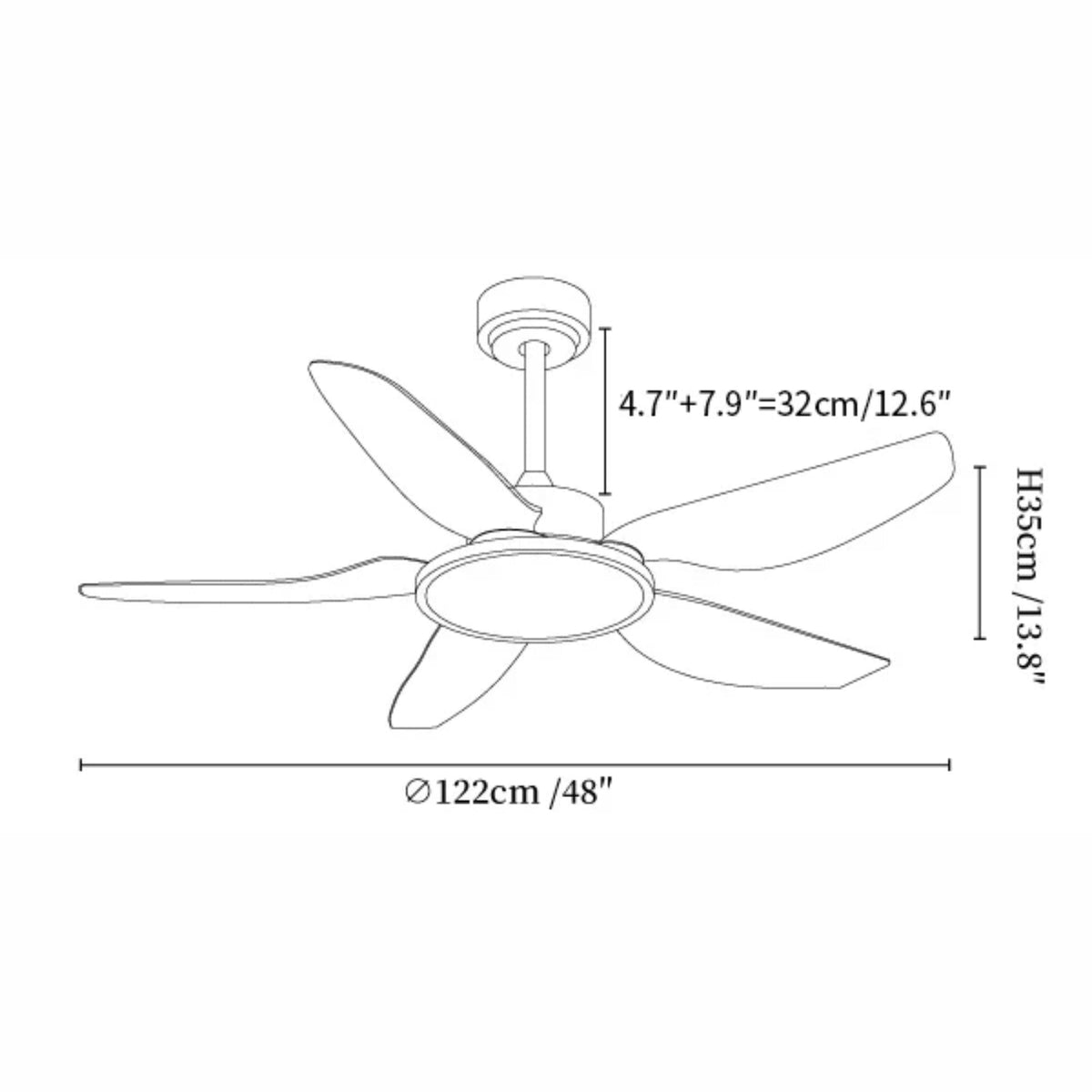 Ventilatore da soffitto Lucinano