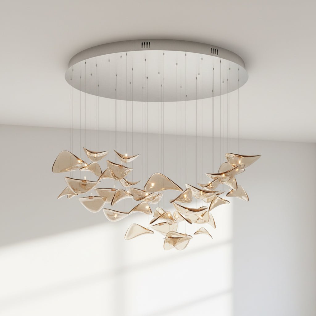 Wave Floating Leaf Chandelier – detail 30