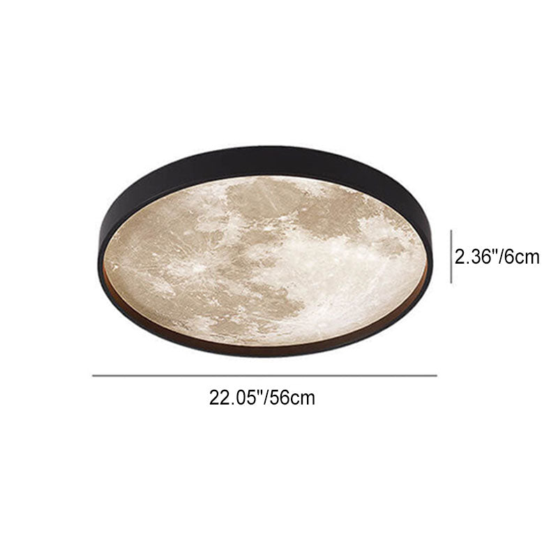 Lampada da soffitto Ferori a forma di luna