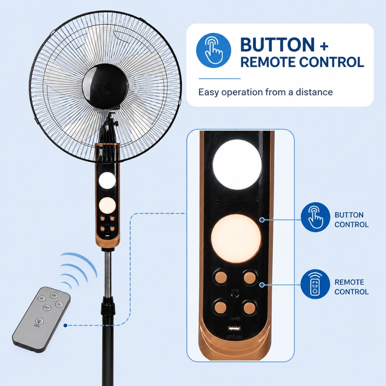 Ventilatore a piantana Arorala