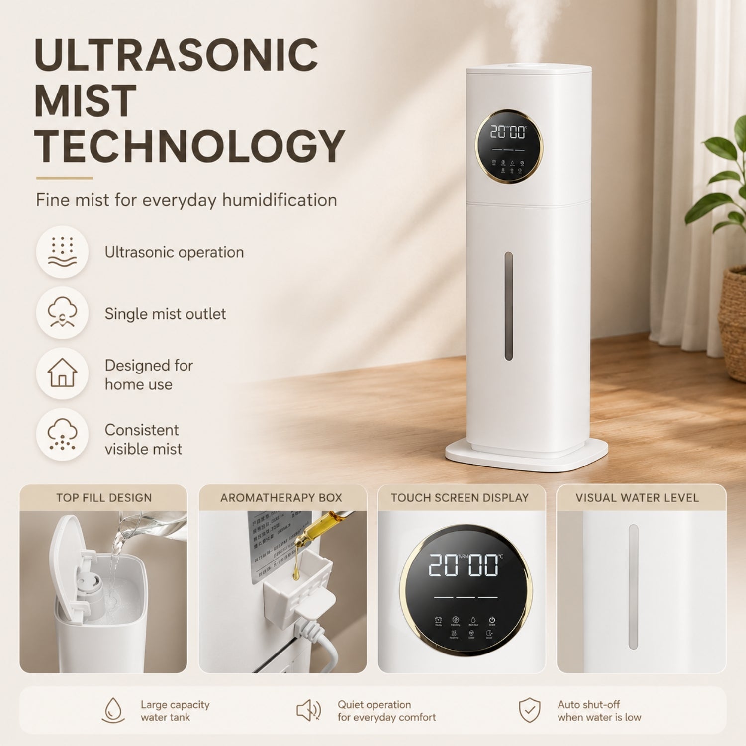LUMAO - Umidificatore ultrasonico