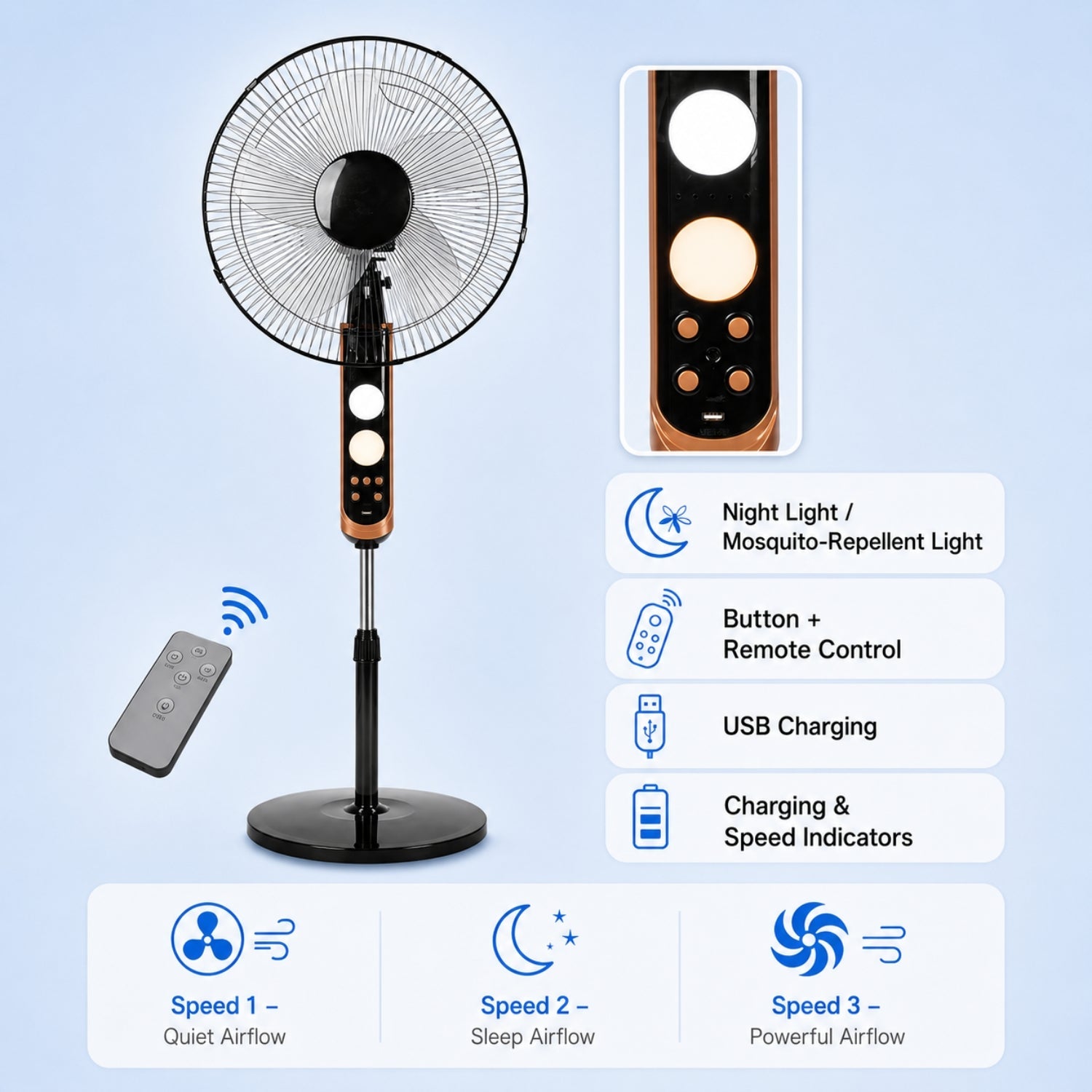 Ventilatore a piantana Arorala
