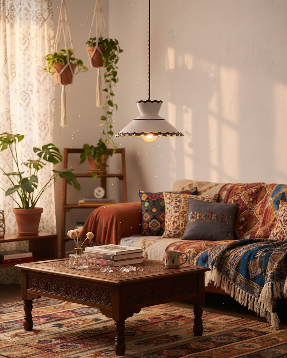 Lampada a sospensione vintage Belenori