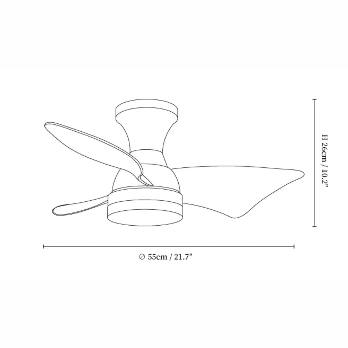 Ventilatore da soffitto Talariome