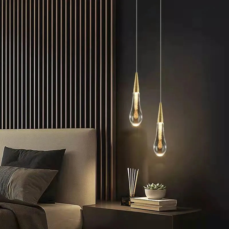Lampada a sospensione goccia Daloriane