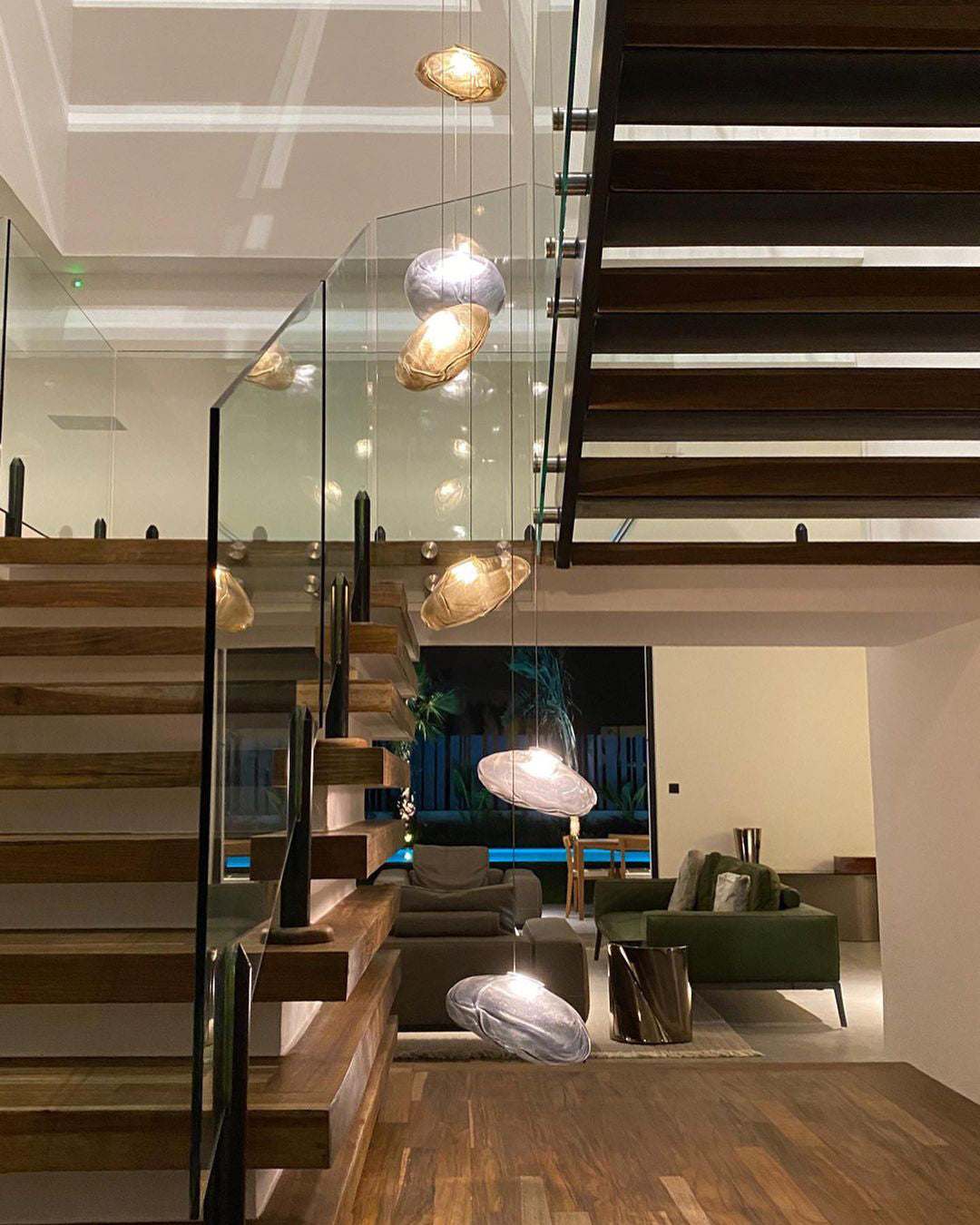 Dekorfine Random 73 Glass Pendant Light — Detail View 55