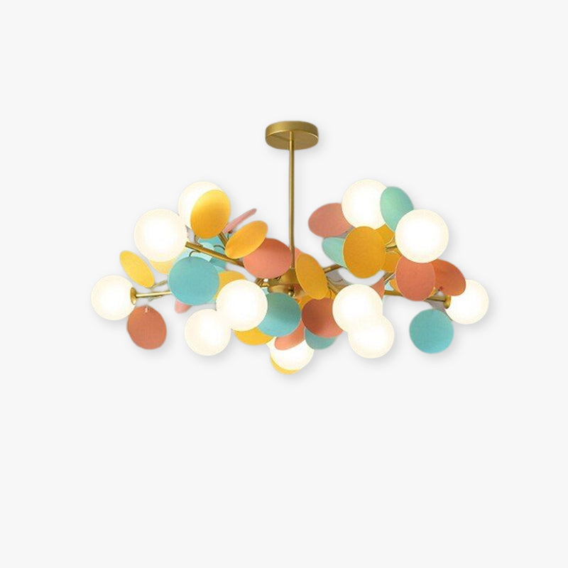 Lampadario floreale Orlonia