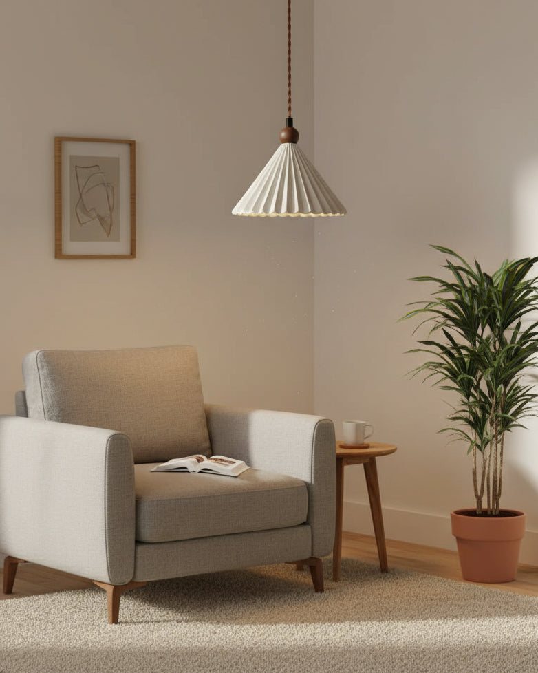 Lampada a sospensione scanalata Paoriavo