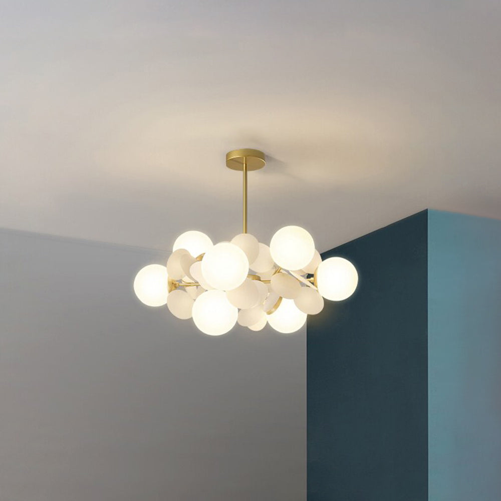 Lampadario floreale Orlonia
