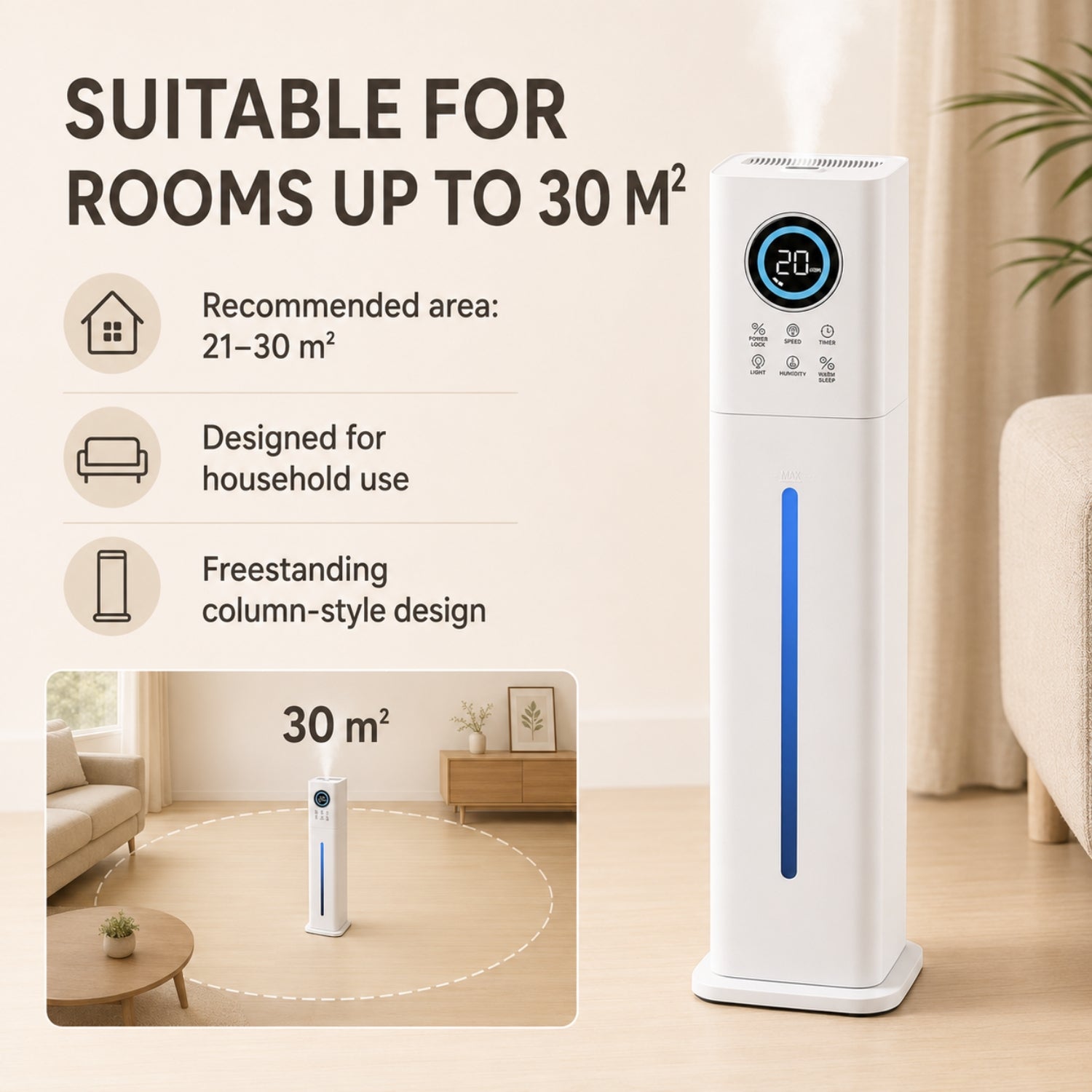 EMARA - Umidificatore a colonna
