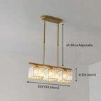 Lampadario lineare Feroro