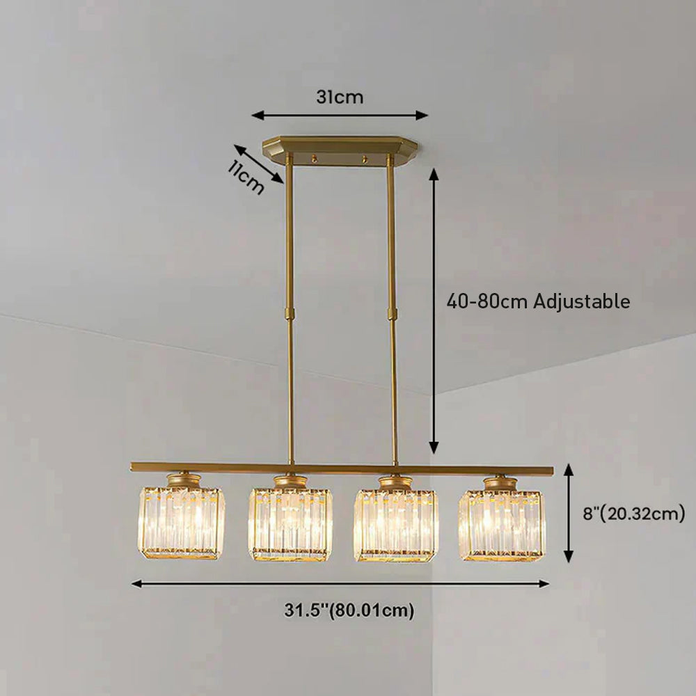 Lampadario lineare Feroro
