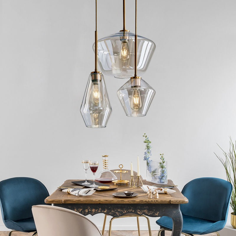 Lampada a sospensione a diamante Fenineno