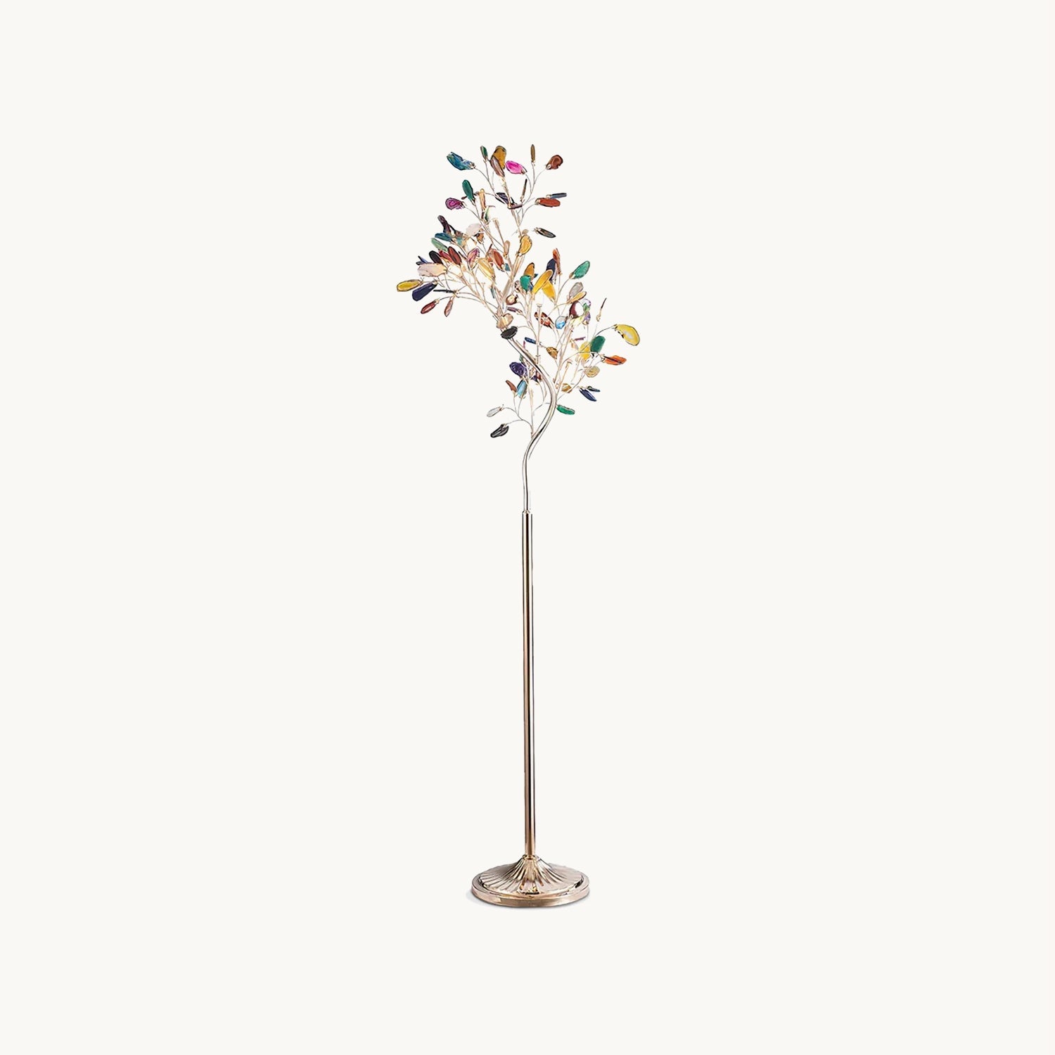 Lampada da terra scultorea Neroriave