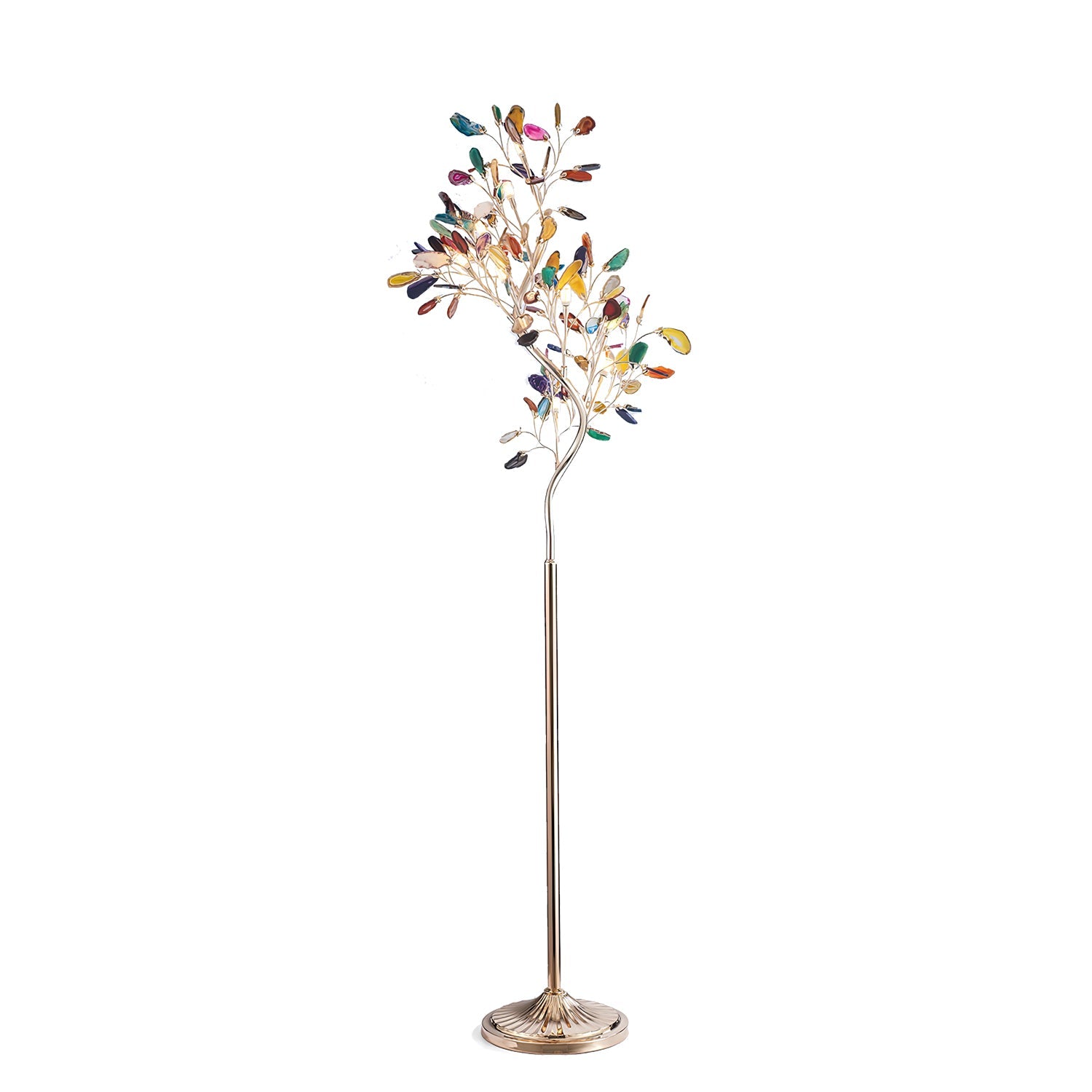 Lampada da terra scultorea Neroriave