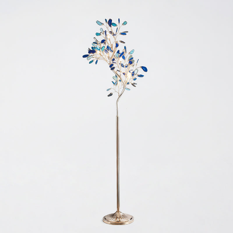 Lampada da terra scultorea Neroriave