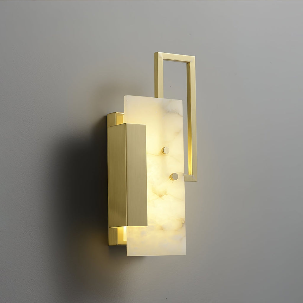 Lampada da parete in alabastro Tereni
