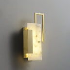 Lampada da parete in alabastro Tereni