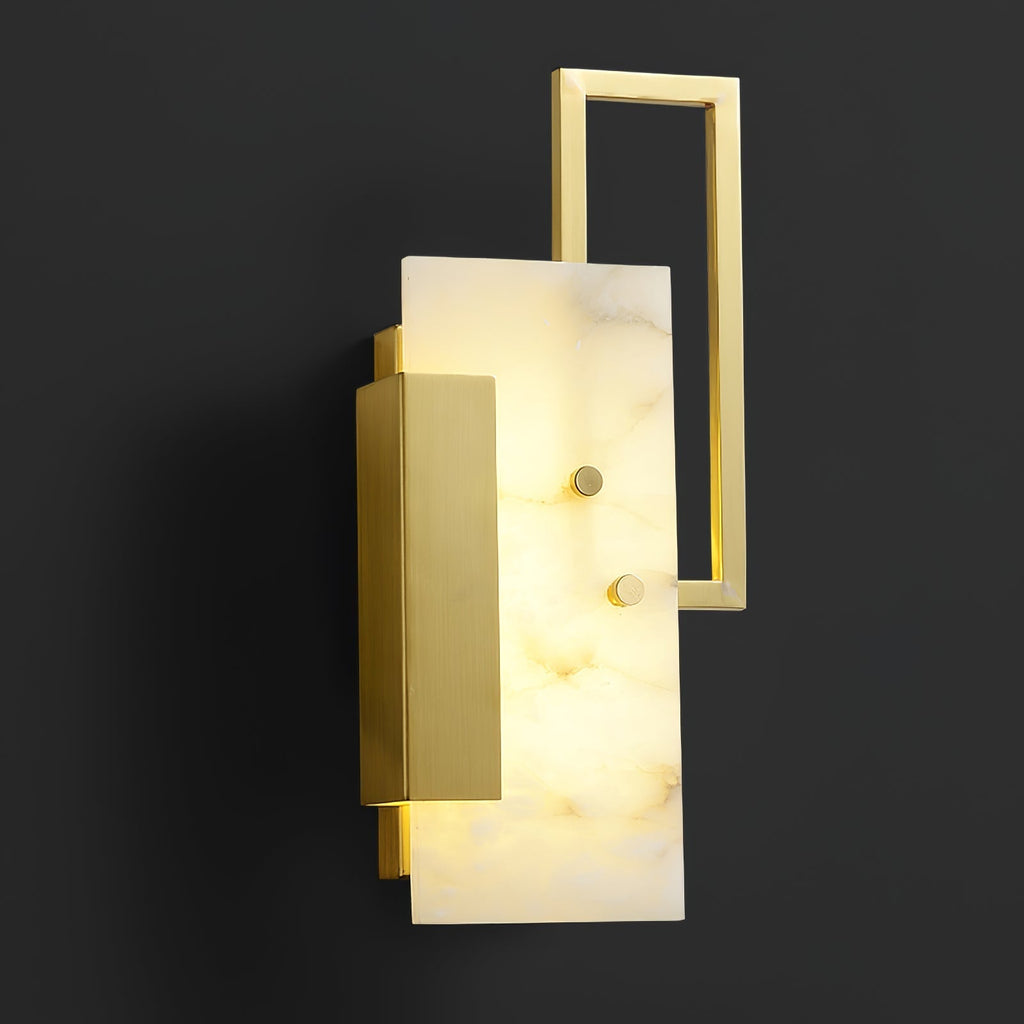 Lampada da parete in alabastro Tereni