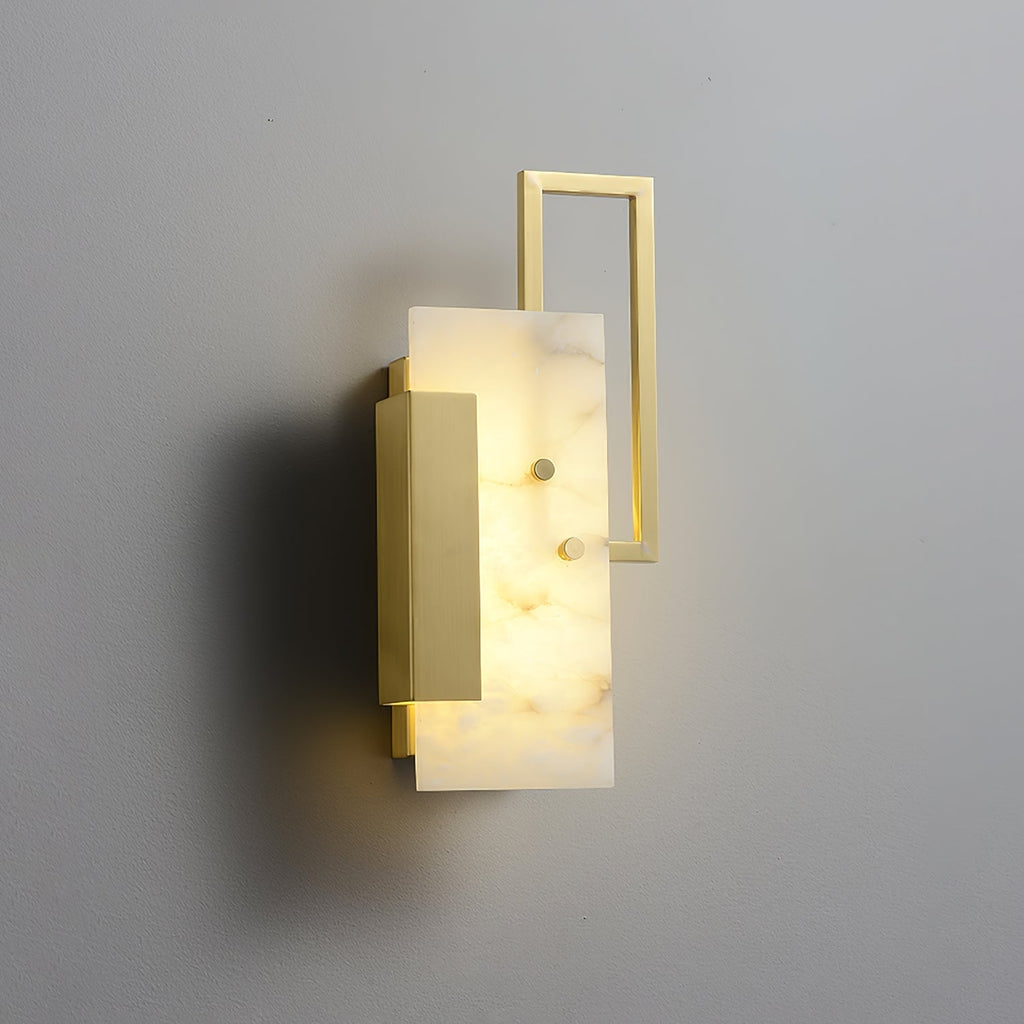 Lampada da parete in alabastro Tereni