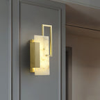 Lampada da parete in alabastro Tereni