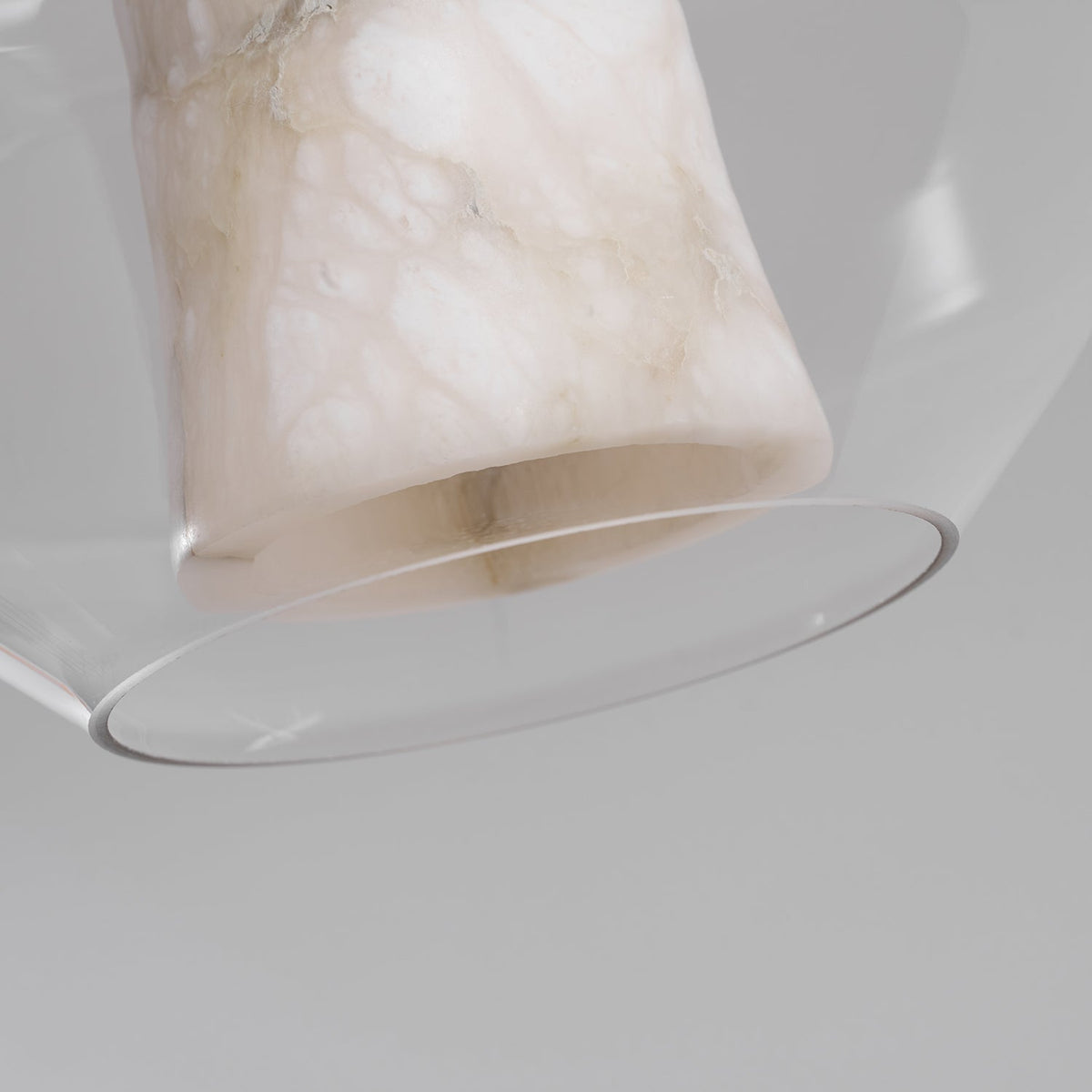 Alabaster Glass Cylinder Pendant Light - Vakkerlight