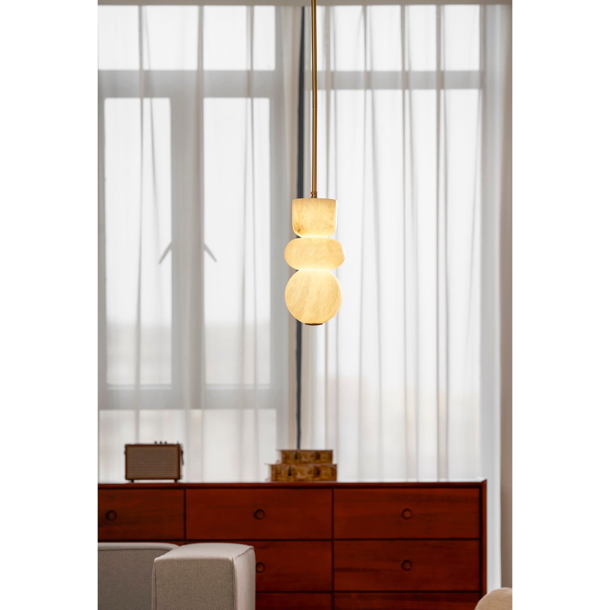 Lampada a sospensione tubolare Zalmirave