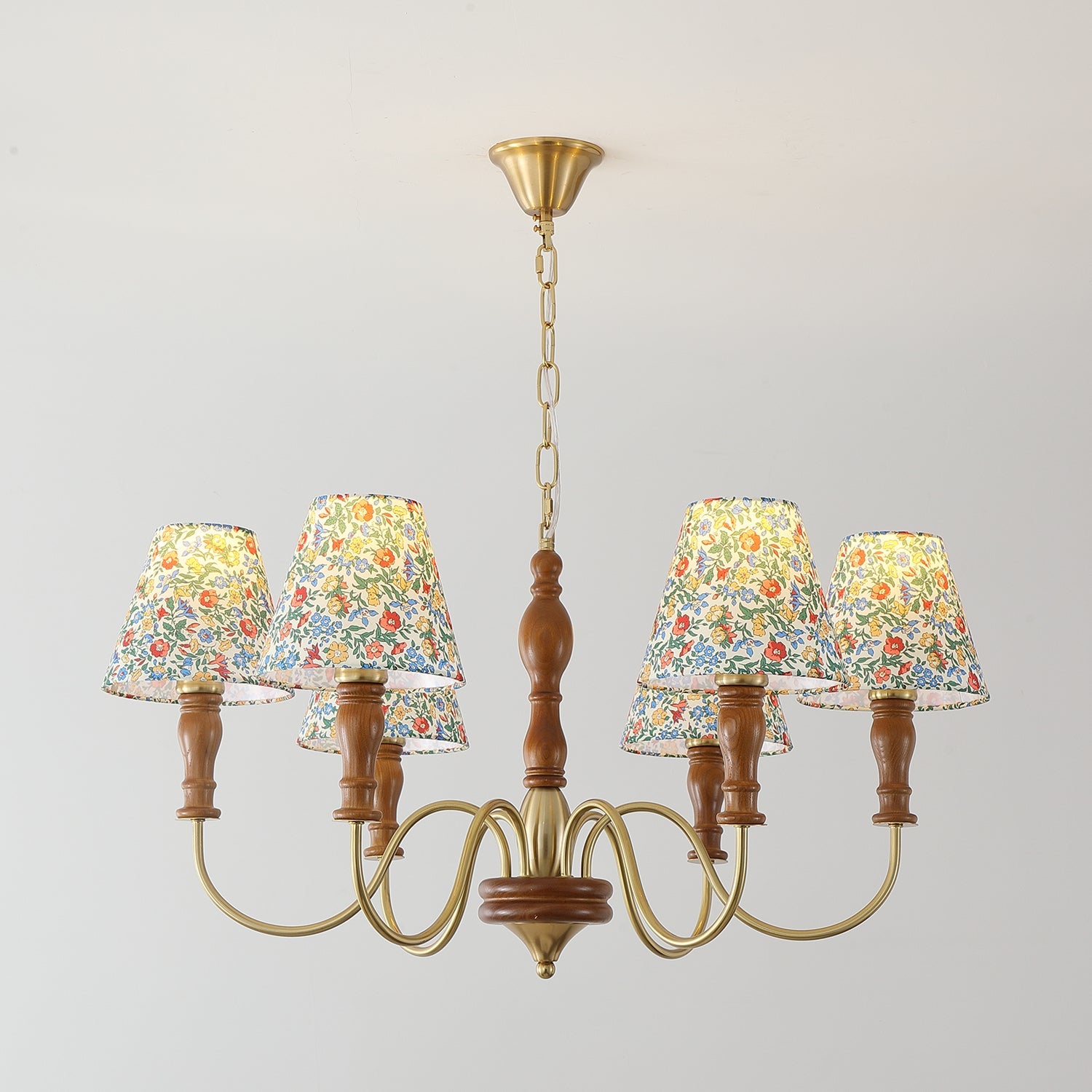 Lampadario floreale Vinavi