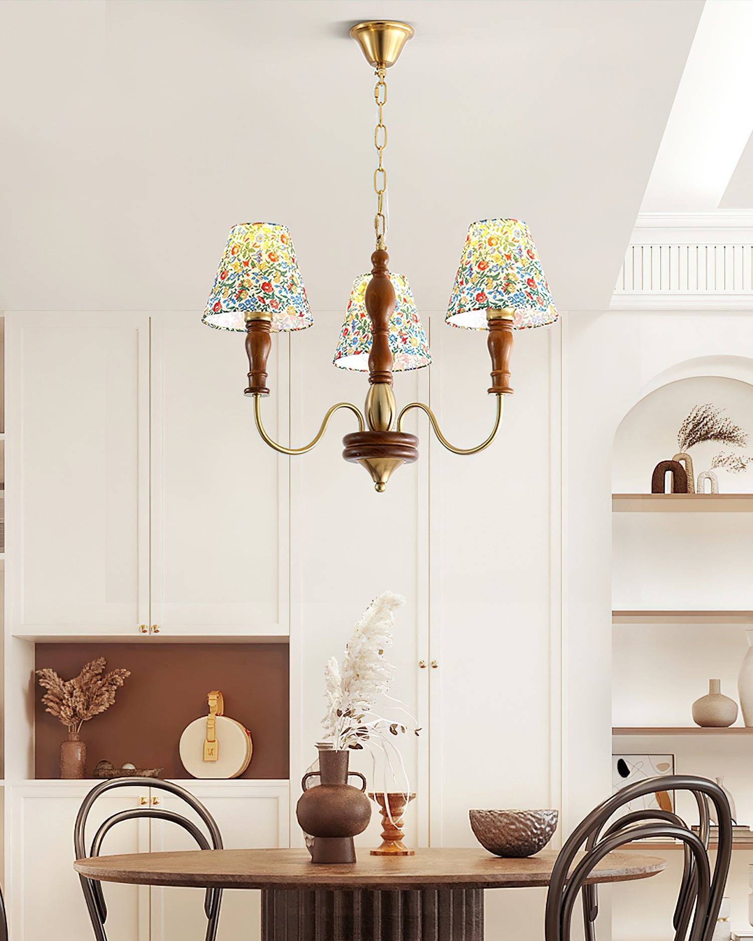 Lampadario floreale Vinavi